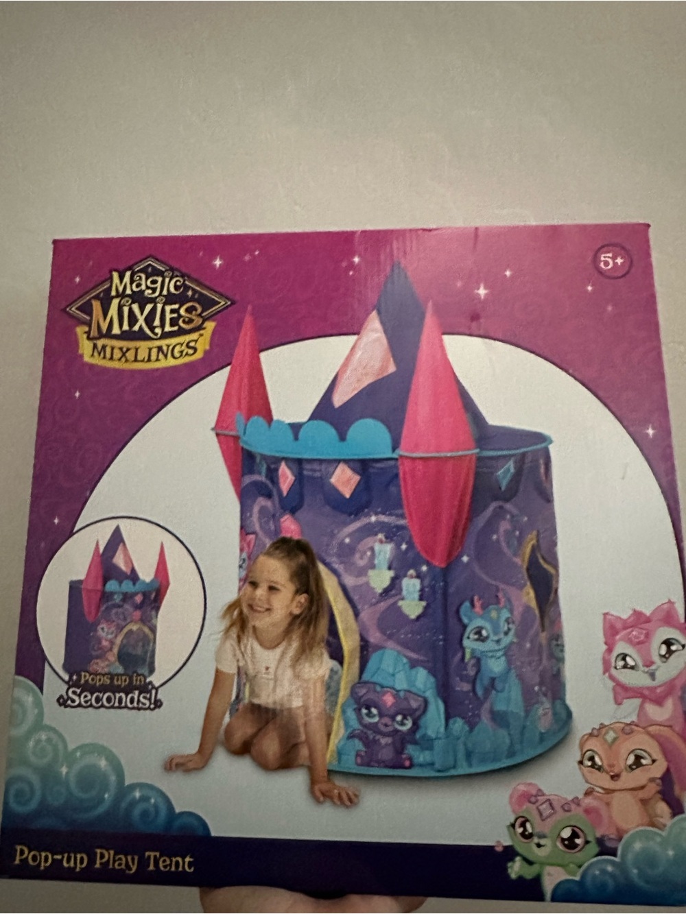 Magic Mixies Pop-Up Play Tent — Purple & Pink Castle